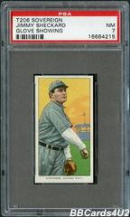 Jimmy Sheckard [Glove Showing] #NNO Baseball Cards 1909 T206 Sovereign 460 Prices