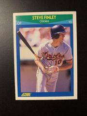 Steve Finley Baseball Cards 1990 Score Rising Stars Prices