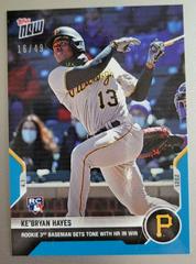 Ke'Bryan Hayes [Blue] #2 Baseball Cards 2021 Topps Now Prices