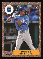 Bobby Witt Jr. [Gold] #87B-19 Baseball Cards 2022 Topps Japan Edition 1987 Cherry Tree Prices