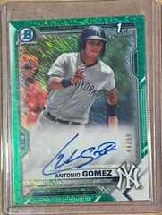 Antonio Gomez [Green Shimmer Refractor] #CPA-AGO Baseball Cards 2021 Bowman Chrome Prospect Autographs Prices