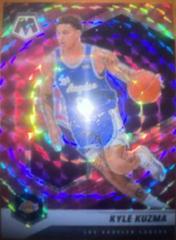Kyle Kuzma [Pink Fluorescent] Basketball Cards 2020 Panini Mosaic Prices