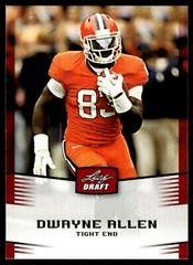 Dwayne Allen #18 Football Cards 2012 Leaf Draft Prices