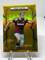 Tomas Soucek [Gold Flood] #102 Soccer Cards 2022 Panini Obsidian Prices