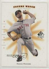 Casey Fossum #227 Baseball Cards 2001 SP Authentic Prices