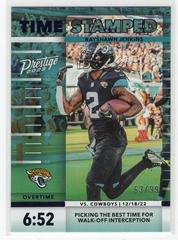 Rayshawn Jenkins [Purple] #TS-7 Football Cards 2023 Panini Prestige Time Stamped Prices