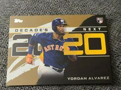 Yordan Alvarez [Gold] Baseball Cards 2020 Topps Decade's Next Prices