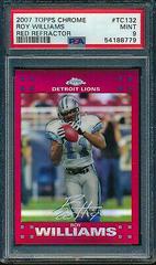 Roy Williams [Red Refractor] #TC132 Football Cards 2007 Topps Chrome Prices