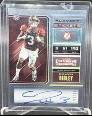 Calvin Ridley [Playoff Autograph] Football Cards 2018 Panini Contenders Draft Picks Prices