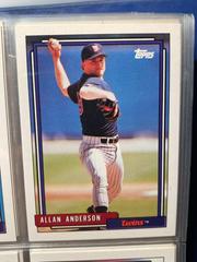 Allan Anderson #417 Baseball Cards 1992 Topps Prices