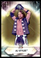 AJ Styles [Citrine] Wrestling Cards 2021 Topps WWE Prices
