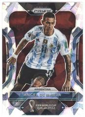 Angel Di Maria [Ice] Soccer Cards 2022 Panini Prizm World Cup Prices