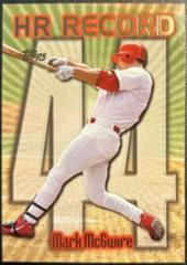 Mark McGwire [#44] #220 Baseball Cards 1999 Topps Home Run Record Prices