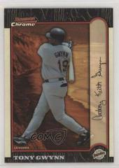 Tony Gwynn [Refractor] #264 Baseball Cards 1999 Bowman Chrome International Prices