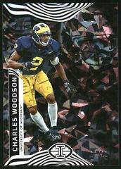 Charles Woodson [Cracked Ice] #7 Football Cards 2023 Panini Chronicles Draft Picks Illusions Prices