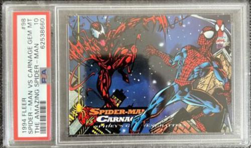 Spider-Man vs. Carnage #98 Marvel 1994 Fleer Amazing Spider-Man