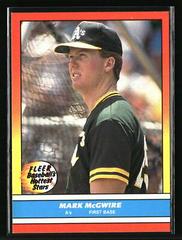 Mark McGwire Baseball Cards 1988 Fleer Hottest Stars Prices