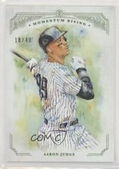 Aaron Judge [Green] Baseball Cards 2019 Topps on Demand Momentum Rising Prices