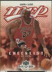 Michael Jordan [Gold] Basketball Cards 2003 Upper Deck MVP Prices