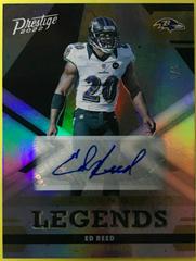 Ed Reed [Autograph] #LL-18 Football Cards 2022 Panini Prestige Living Legends Prices