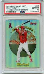 Mike Trout #MT Baseball Cards 2018 Bowman's Best 1998 Performers Prices