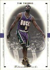 Tim Thomas #65 Basketball Cards 1998 SP Authentic Prices