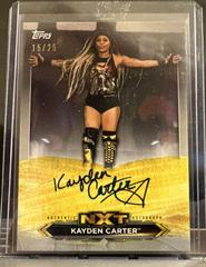 Kayden Carter [Silver] Wrestling Cards 2020 Topps WWE NXT Roster Autographs Prices