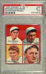 Bridges, Cochrane, Gehringer, Rogell #7D Baseball Cards 1935 Goudey 4 in 1 Prices