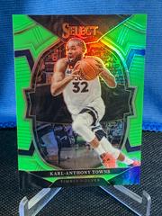 Karl Anthony Towns [Neon Green] Basketball Cards 2022 Panini Select Prices