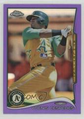 Yoenis Cespedes [Purple Refractor] #8 Baseball Cards 2014 Topps Chrome Prices
