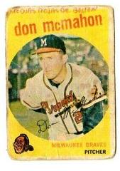 Don McMahon #3 Baseball Cards 1959 Venezuela Topps Prices