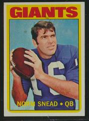 Norm Snead Football Cards 1972 Topps Prices