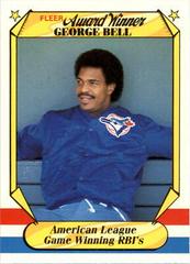 George Bell Baseball Cards 1987 Fleer Award Winners Prices