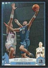 Steve Nash [Black Refractor] Basketball Cards 2003 Topps Chrome Prices