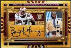 Bryant Young [Rose Gold] #GJS-BY Football Cards 2023 Panini Gold Standard Jacket Signatures Prices
