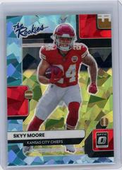Skyy Moore [Ice] #TR-16 Football Cards 2022 Panini Donruss Optic The Rookies Prices