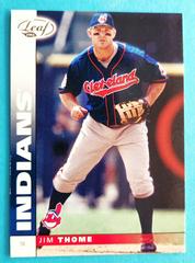 Jim Thome [Sample] Baseball Cards 2002 Leaf Prices
