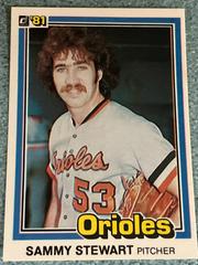 Sammy Stewart #474 Baseball Cards 1981 Donruss Prices