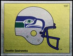 Seattle Seahawks Helmet [Foil] #197 Football Cards 1988 Panini Sticker Prices