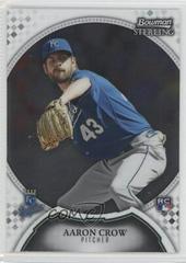 Aaron Crow [Rookie Gold Refractor] #36 Baseball Cards 2011 Bowman Sterling Prices