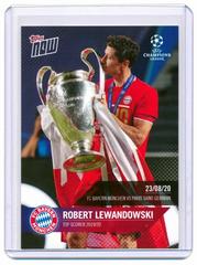 Robert Lewandowski #81 Soccer Cards 2019 Topps Now UEFA Champions League Prices