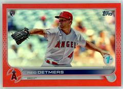 Reid Detmers [Red] #201 Baseball Cards 2022 Topps 1st Edition Prices