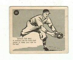 Watch the Ball #38 Baseball Cards 1952 Parkhurst Frostade Prices