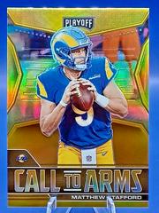 Matthew Stafford [Gold] #CA-MST Football Cards 2021 Panini Playoff Call to Arms Prices