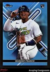 Wander Franco [Sky Blue] #2 Baseball Cards 2022 Topps Finest Prices