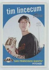 Tim Lincecum #303 Baseball Cards 2008 Topps Heritage Prices