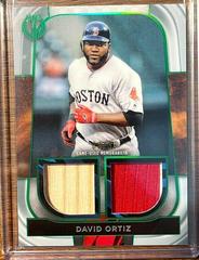 David Ortiz [Green] #DR-DO Baseball Cards 2022 Topps Tribute Dual Relics Prices