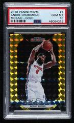 Andre Drummond Gold Basketball Cards 2018 Panini Prizm Mosaic Prices