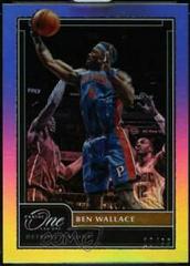 Ben Wallace Basketball Cards 2020 Panini One and One Prices