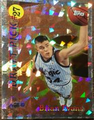 Brian Evans Basketball Cards 1996 Topps Draft Redemption Prices